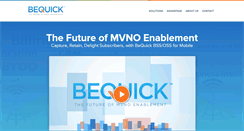 Desktop Screenshot of bequick.com